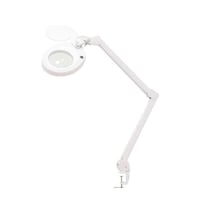 Magni LED-Vergrößerungslampe mit fünf Dioptrien, Gelenkarm und Klemme Magni LED-Vergrößerungslampe mit fünf Dioptrien, Gelenkarm und Klemme